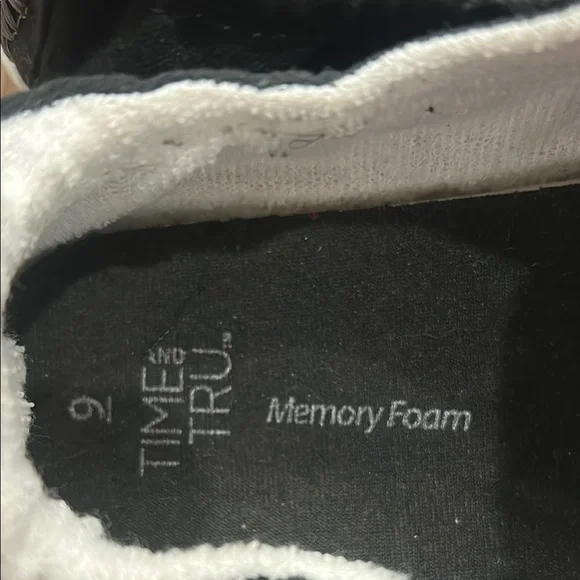 Black Canvas Sneakers, time and tru - Picture 5 of 6